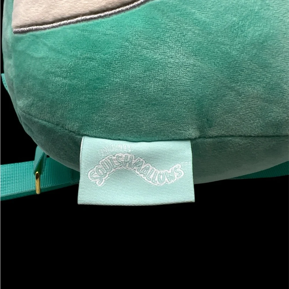 Squishmallows Teal & Cream Owl Kids Backpack – Adorable School or Travel Bag